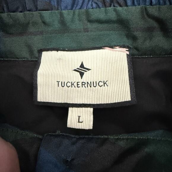 Tuckernuck Tate Dress Women Large Blackwatch Plaid Preppy Ruffle Pleated Mini - Picture 8 of 11